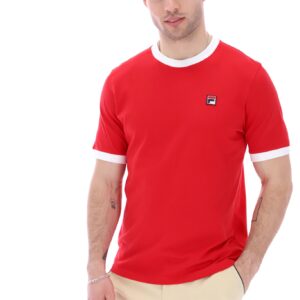 Chinese Red Marconi Essential Ringer T-Shirt – 3XL