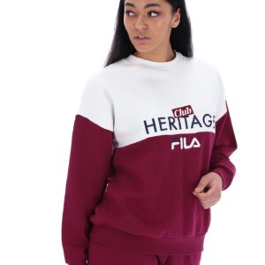 Marlowe Colour Block Oversized Crew Sweatshirt – XS