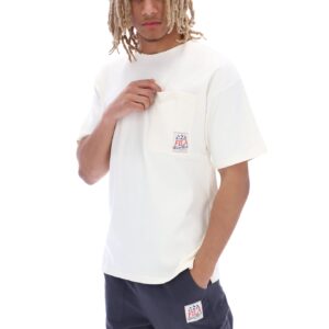 Mike Fabric Mix Oversized T-Shirt – L