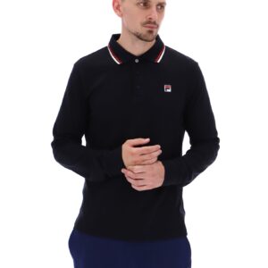 Monte Tipped Collar L/S Polo – S