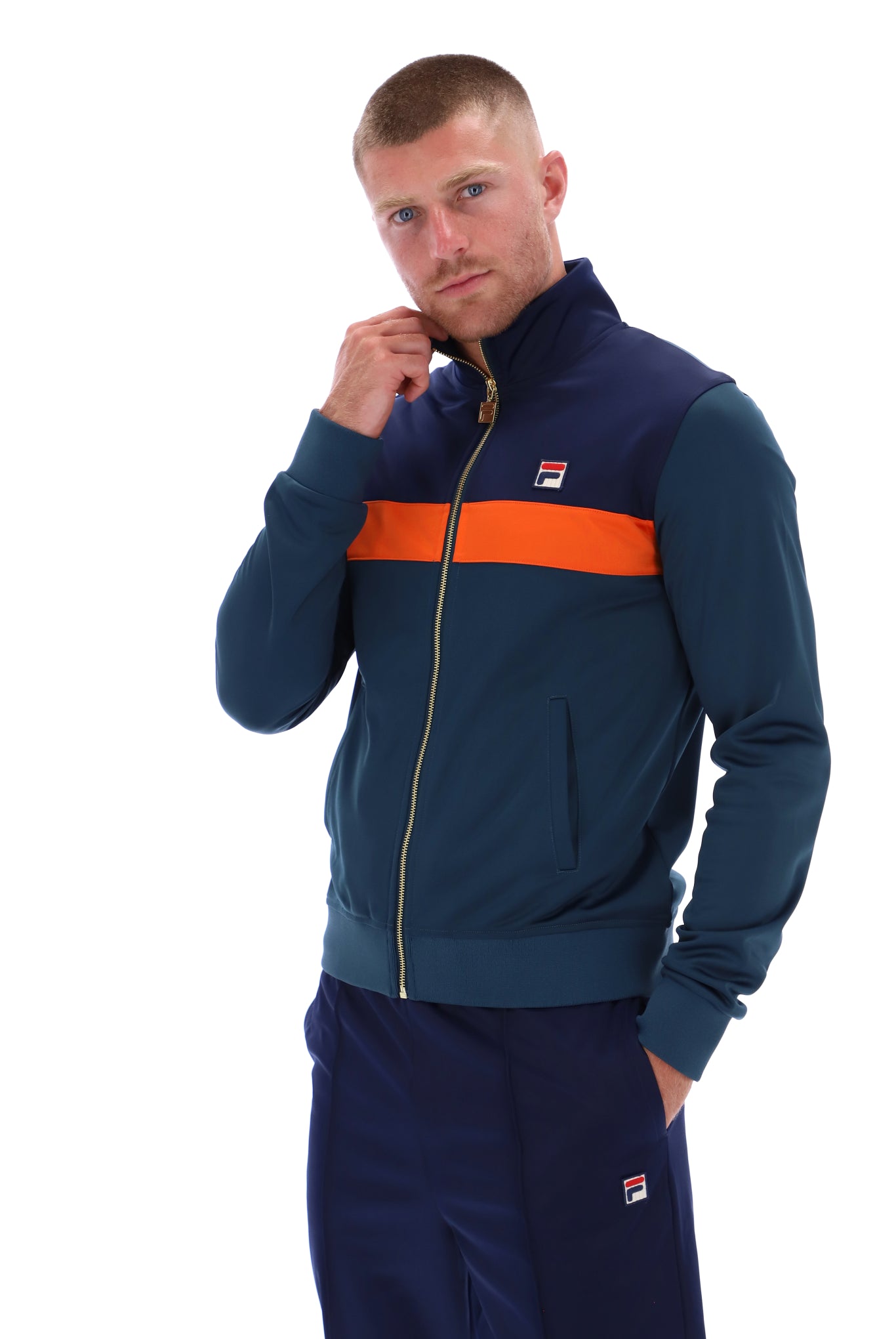 Nash Colour Blocked Track Top - XS