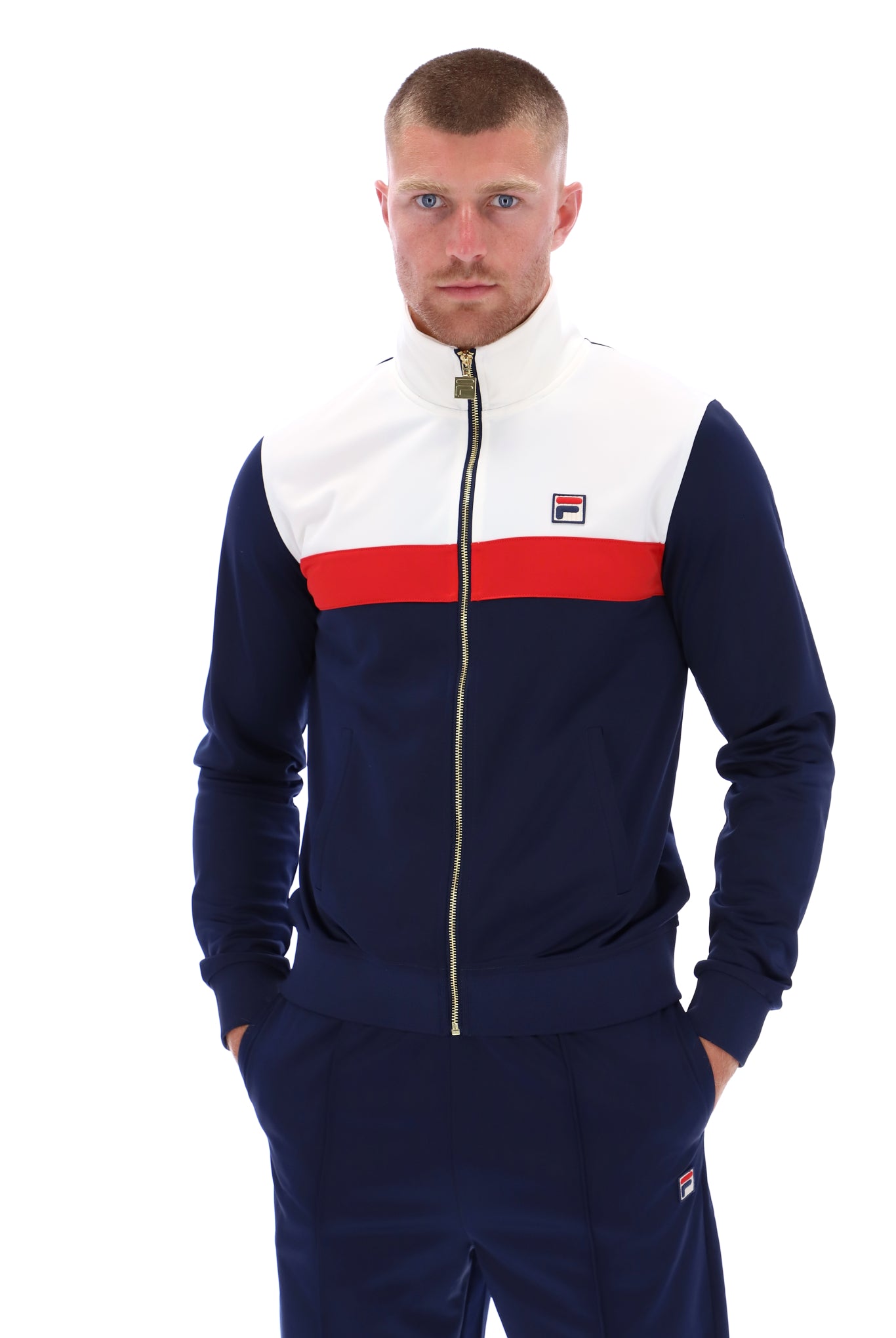 Nash Colour Blocked Track Top - XL