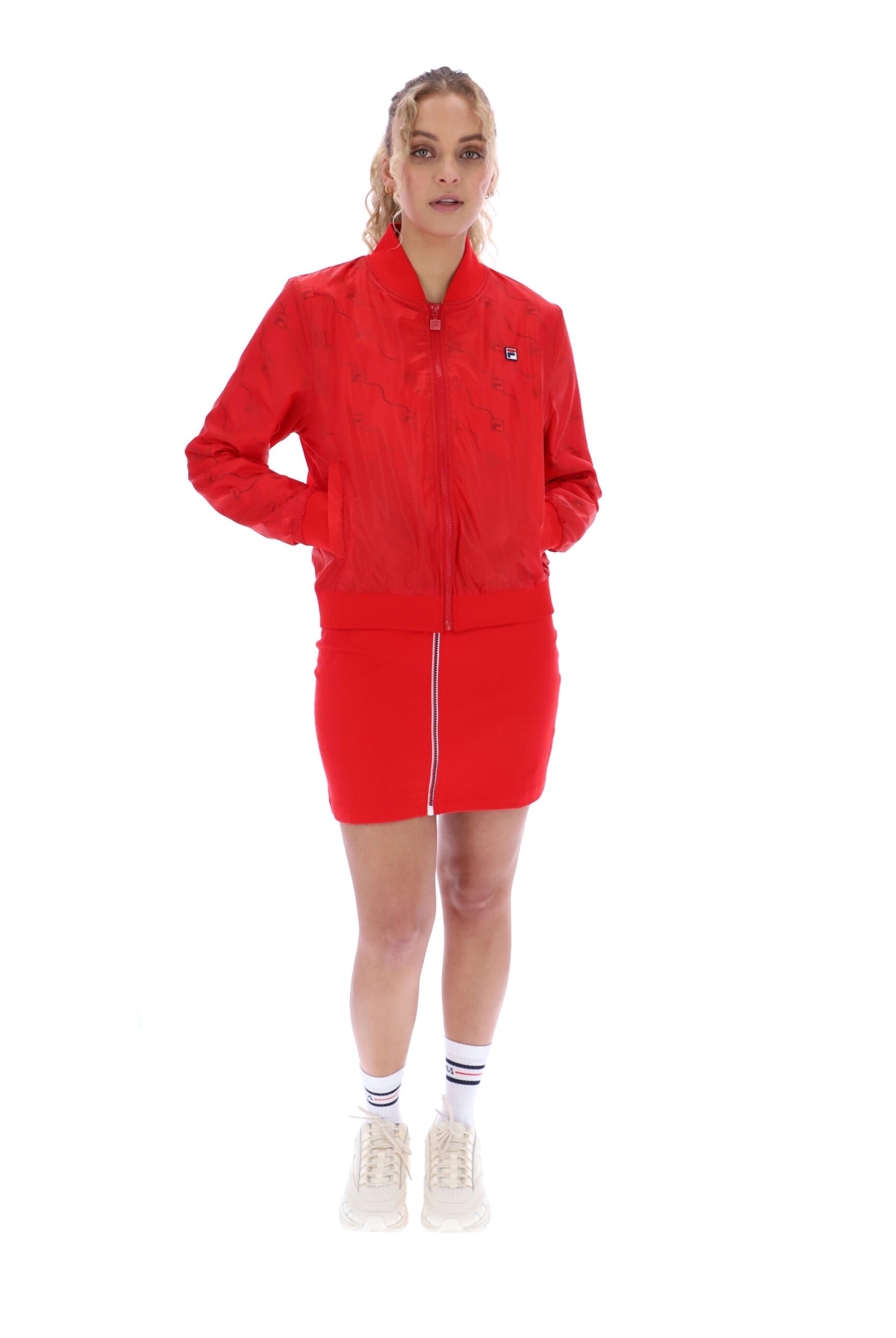 Paolina Sheer Bomber Jacket - L