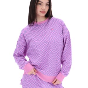 Peyton Oversized Striped Hoodie – S