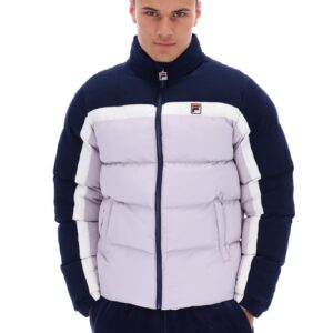 Rowan Corduroy Mix Colour Block Puffer Jacket – 4XL