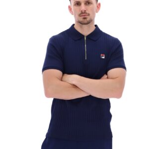 Rufus Textured Stripe Polo – XXL