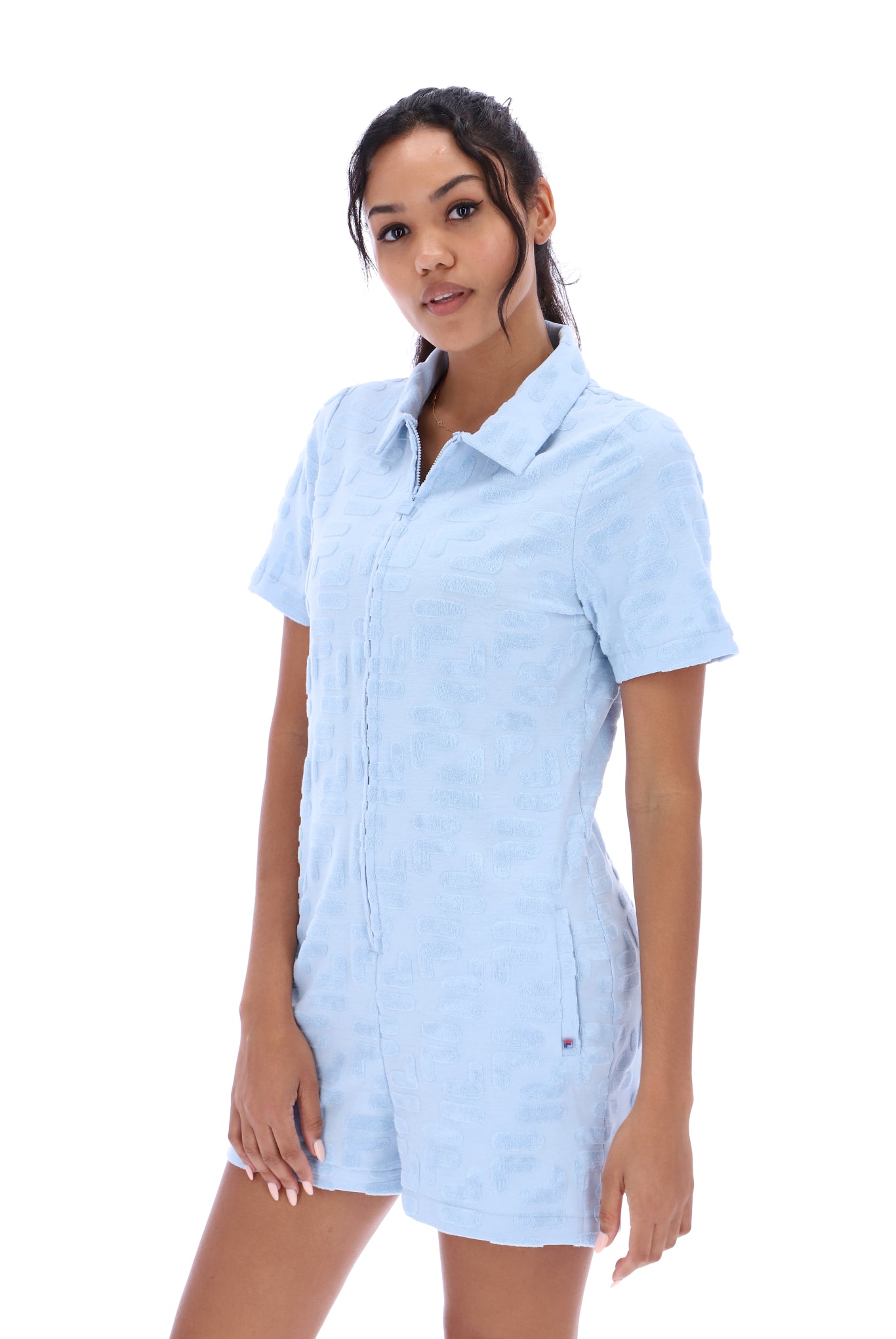 Ryley Towelling Playsuit - M