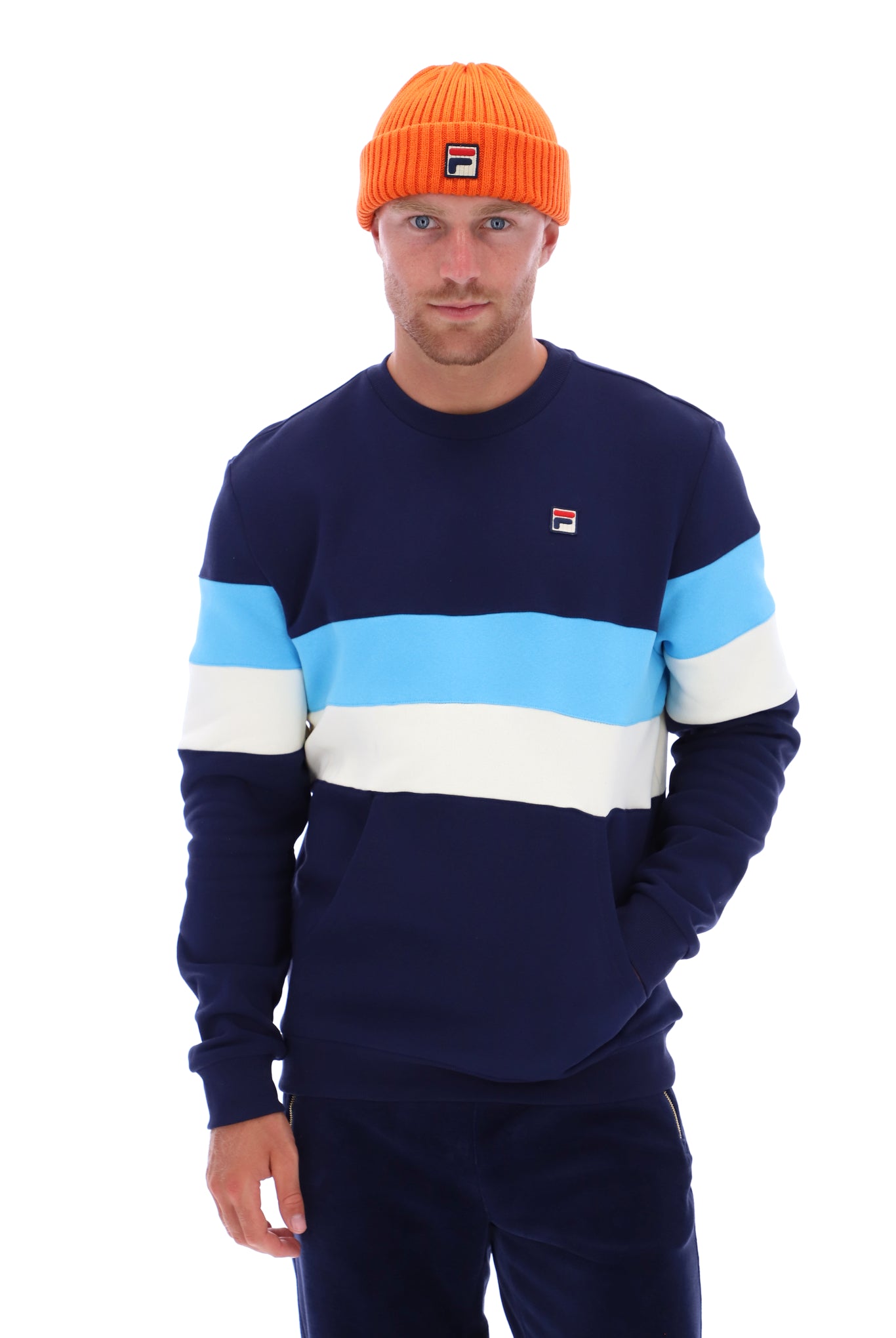 Roman Colour-Blocked Sweatshirt - XXL