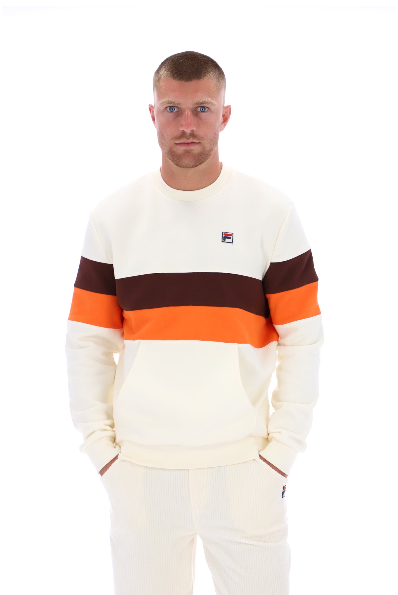 Roman Colour-Blocked Sweatshirt - XL