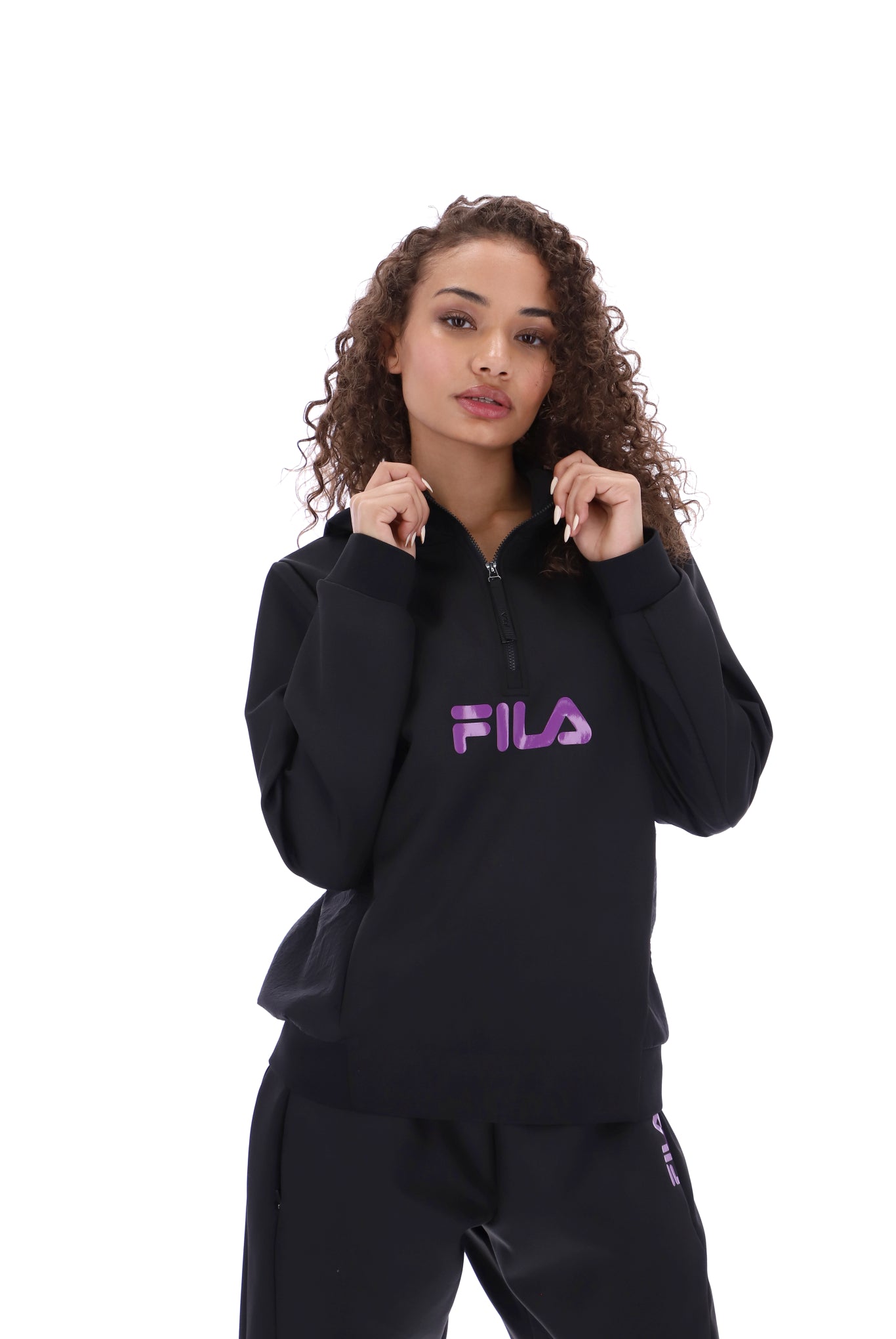 Sachi Panelled Hoodie - M