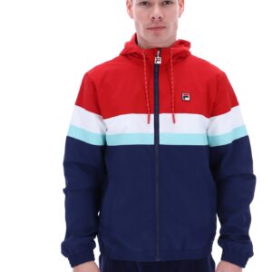 Shaan Colour Block Zip Up Jacket – 3XL
