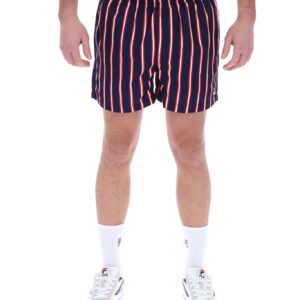 Parsa Stripe Printed Swim Shorts - M
