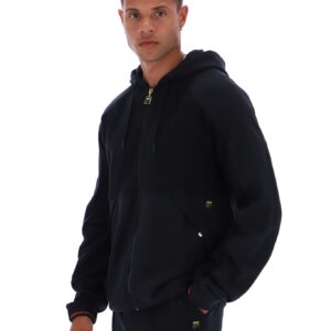 Seppi Pinstripe Print Back Hoodie – XXL
