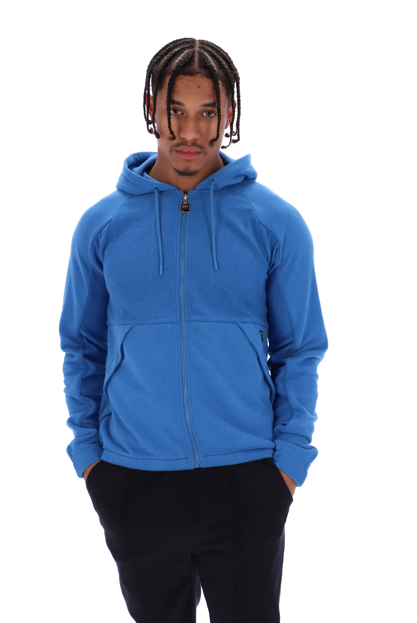 Seppi Pinstripe Print Back Hoodie - XS