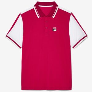 Persian Red Pro Tennis Polo – UK L