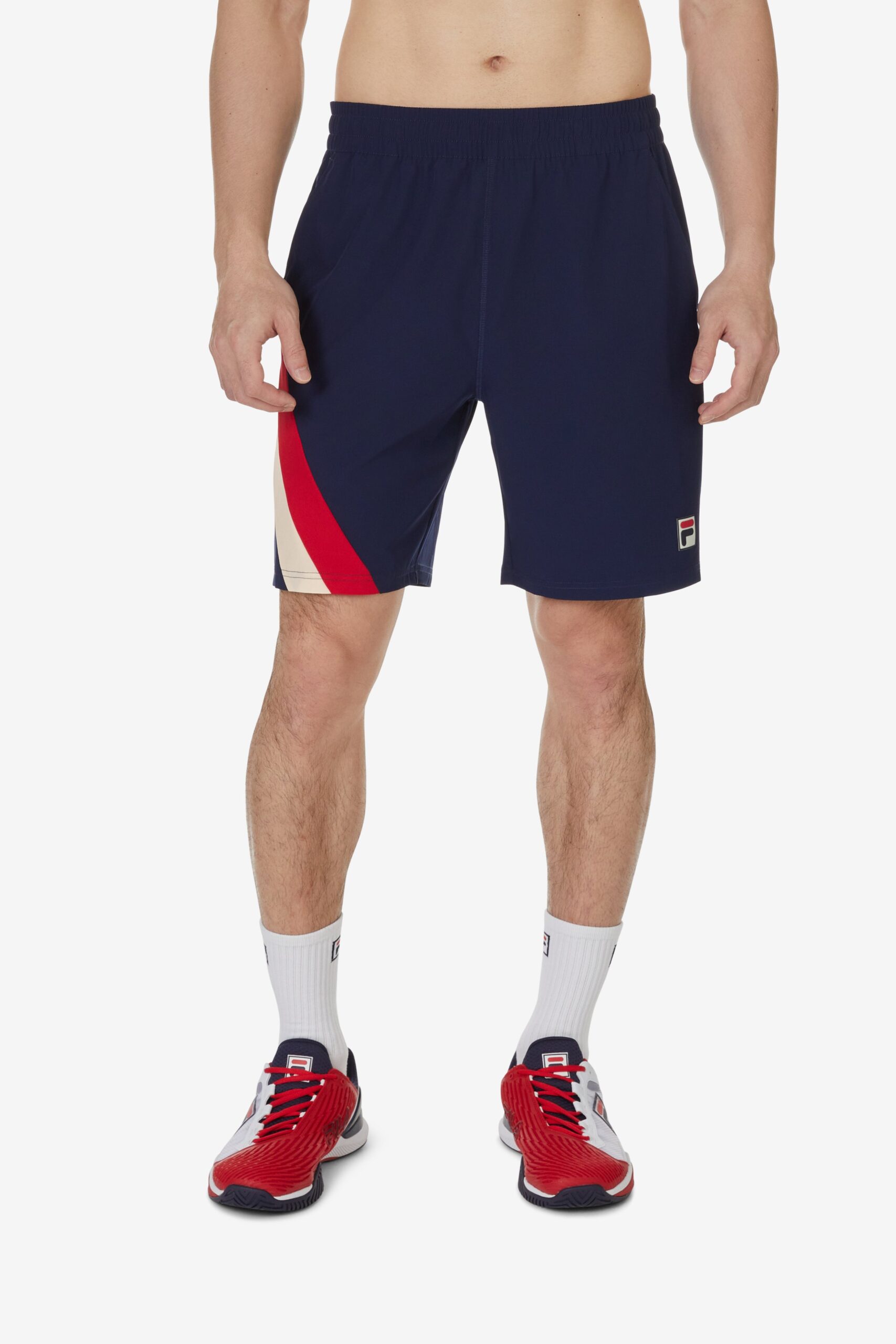 Navy Pro Tennis Heritage Woven Short - UK M