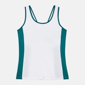 White Pro Tennis V-Back Tank – UK 14