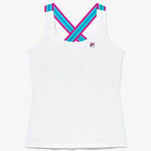 White Tennis BNP Cross Back Tank – UK 14
