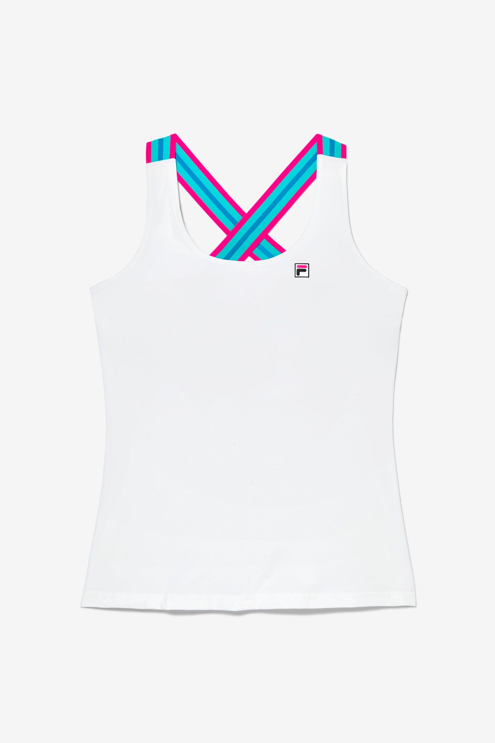White Tennis BNP Cross Back Tank - UK 10