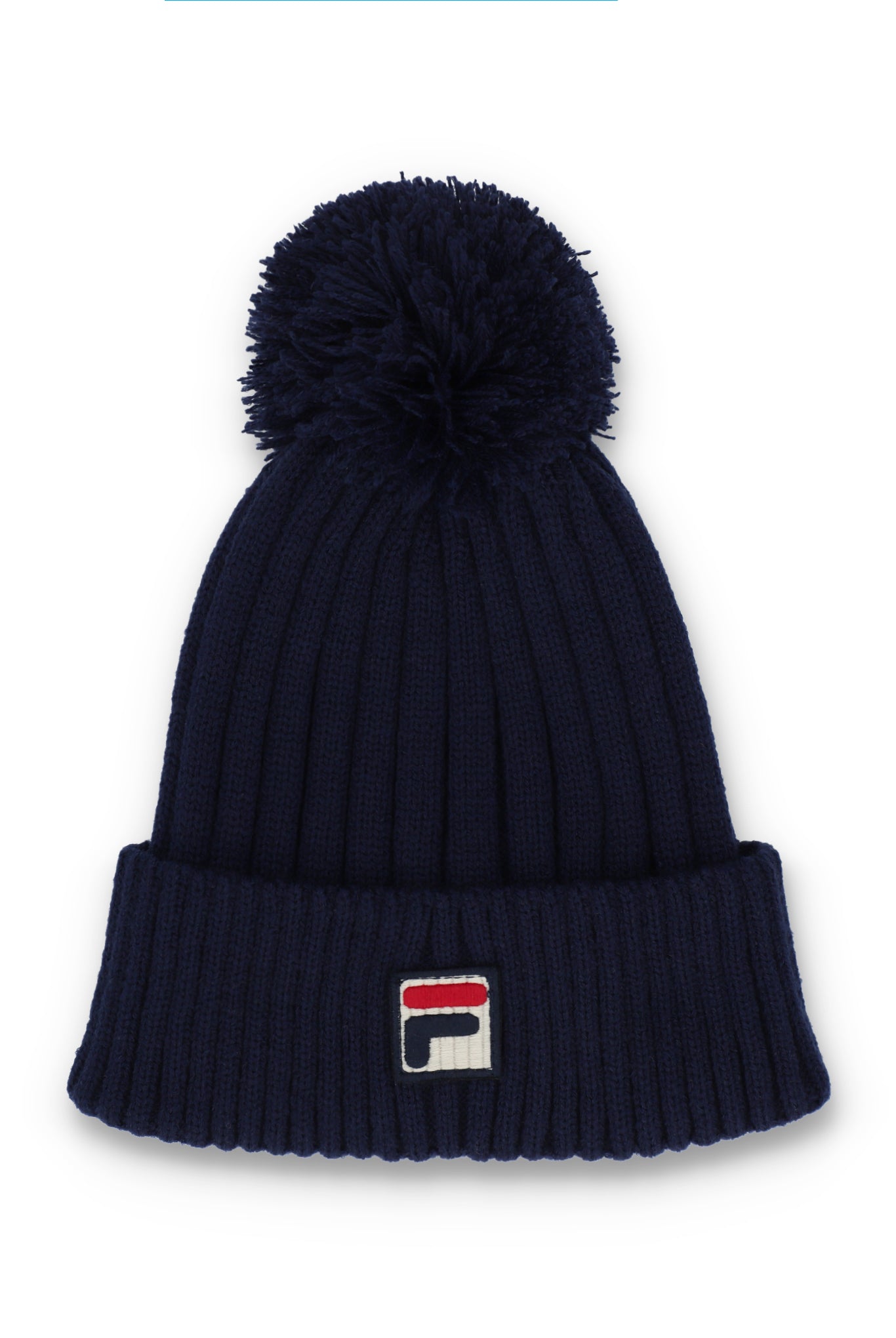 Teo Ribbed Turnup Pom Beanie - ONE