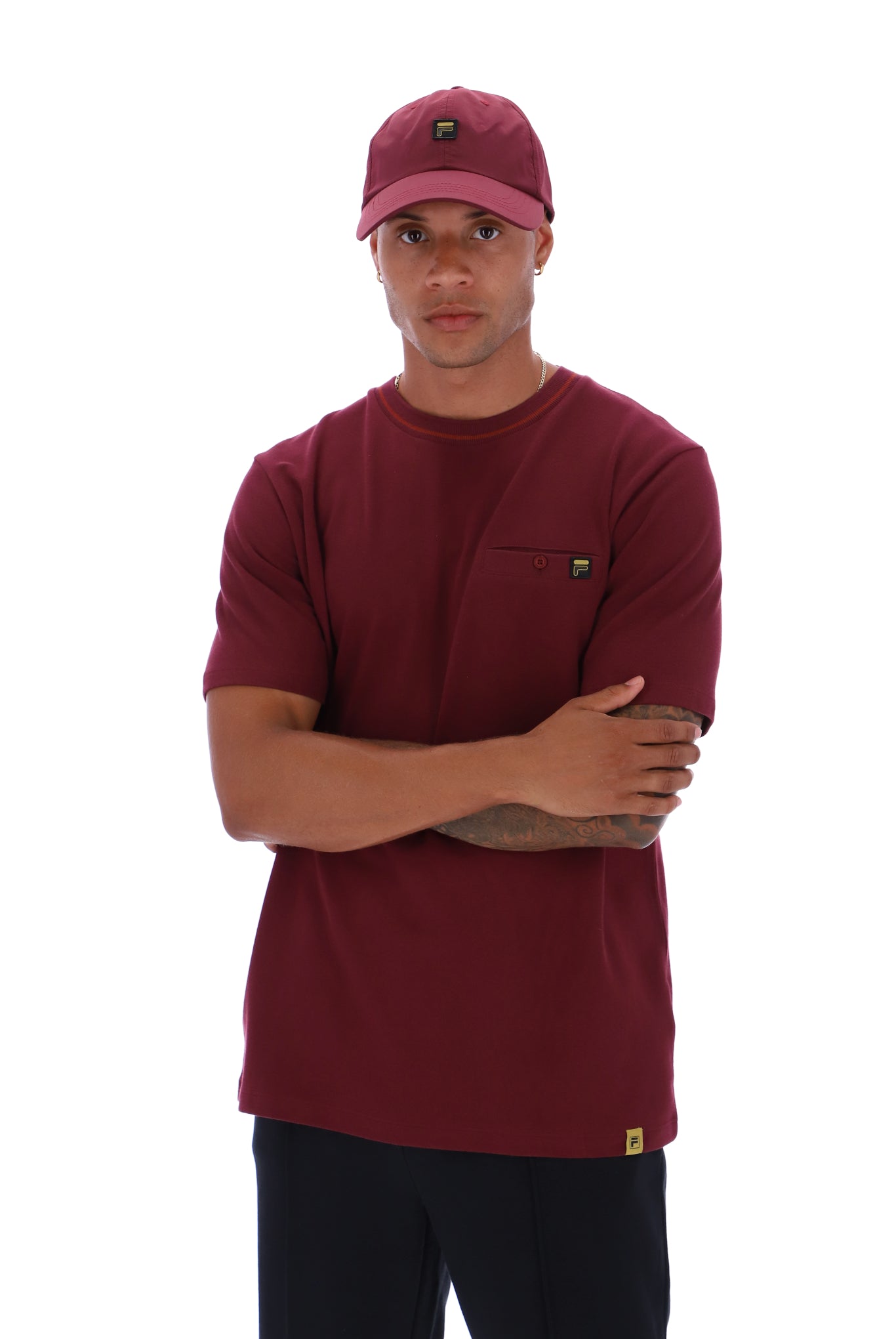 Tomba Tee With Pocket And Tipping - L