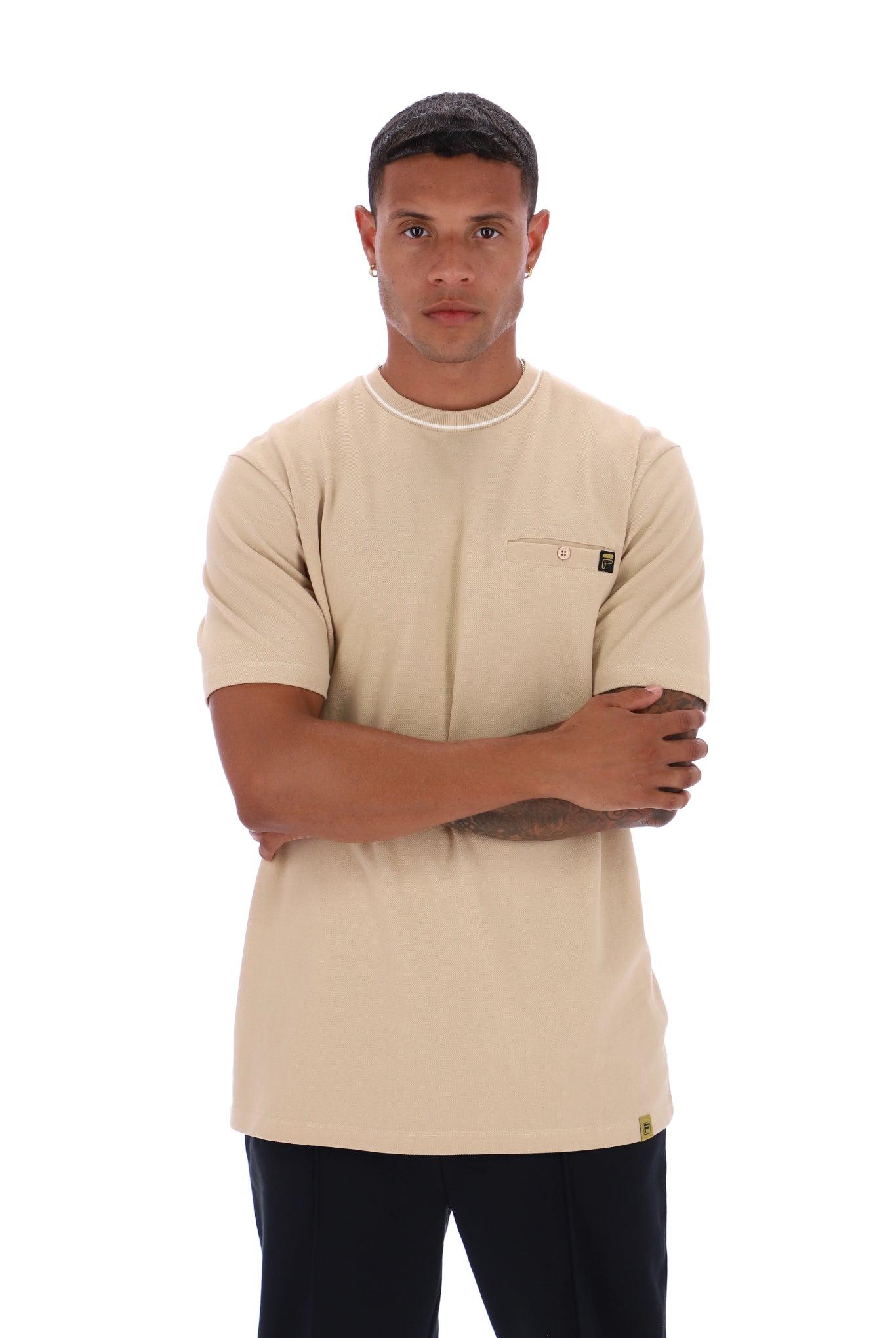 Tomba Tee With Pocket And Tipping - S