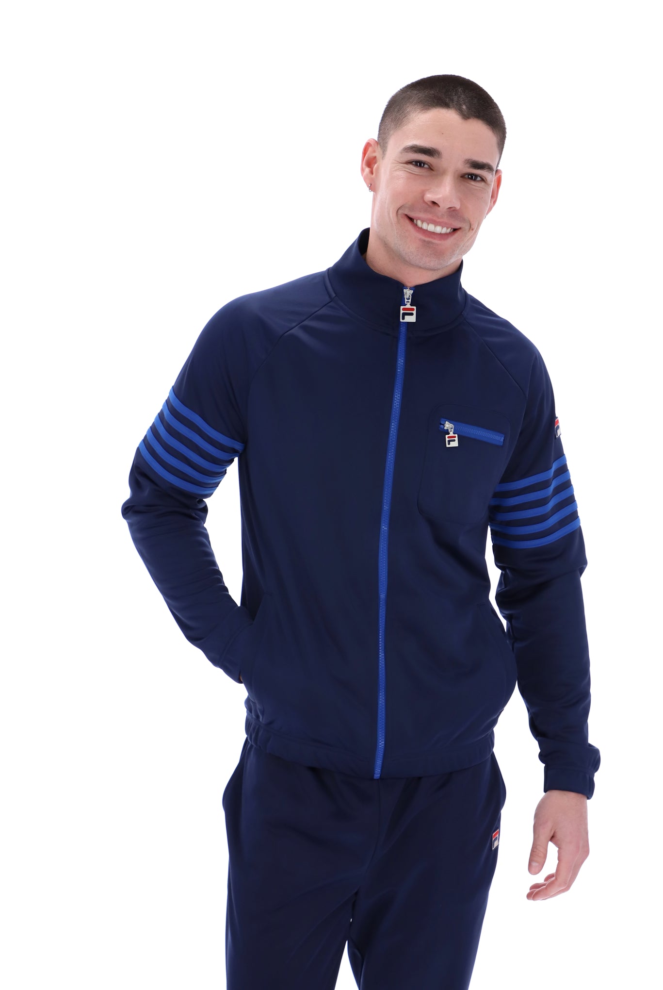 Vann Striped Track Top - M