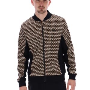 Vigo Geo Pattern Track Top – 4XL