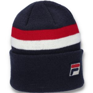 Linus Stripe Flat Knit Beanie – ONE