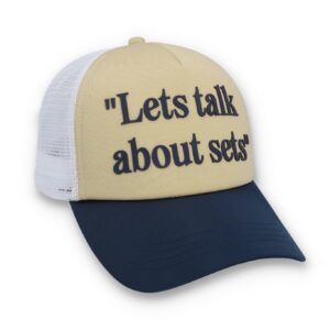 Classic Beige Addie Slogan Neoprene Mesh-Back Cap – ONE