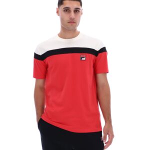 Fila Red Aiden Cut and Sew T-Shirt – 4XL