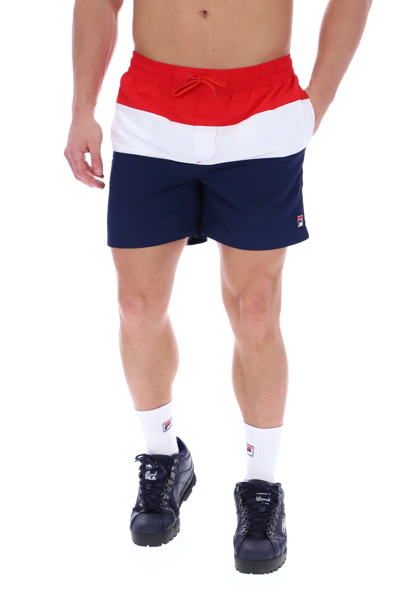 Alexi Colour Block Swim Shorts - M