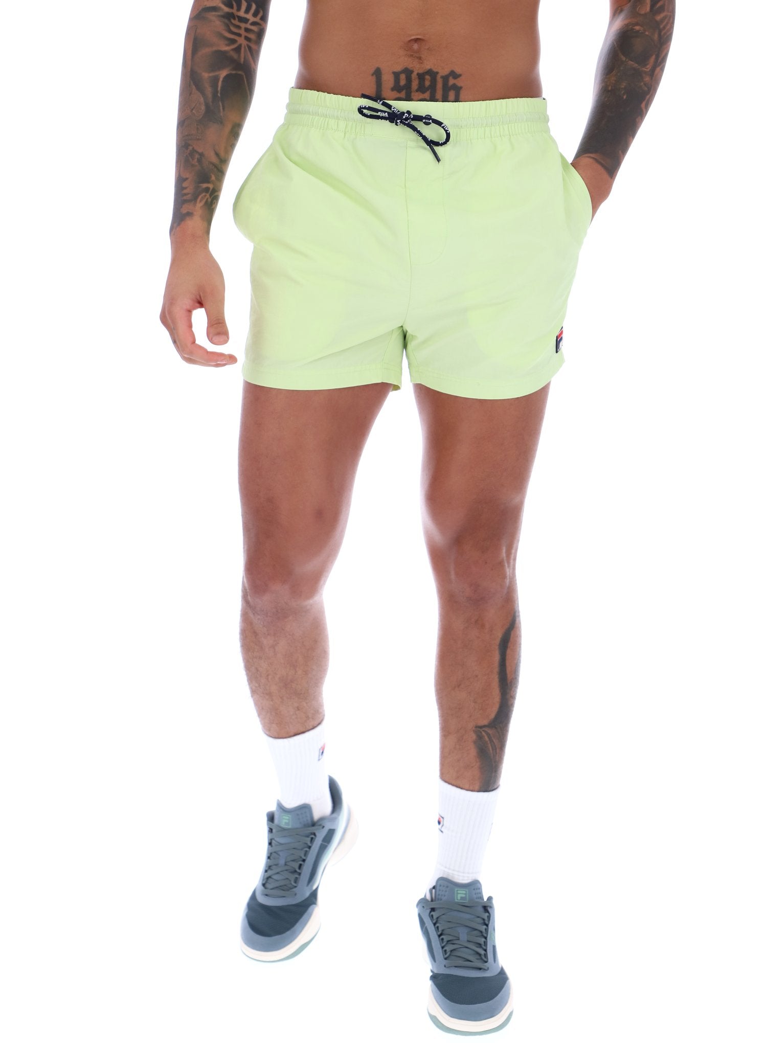 Shadow Lime Artoni Swim Short - 3XL