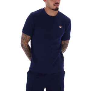 Fila Navy Ash Micro Waffle Ringer T-Shirt – 4XL