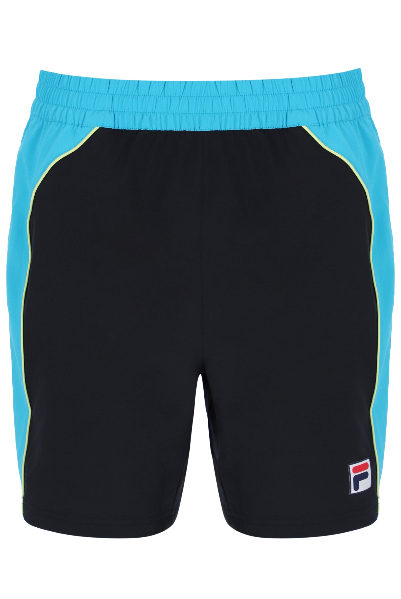 Black Backspin Tennis Color Block Short - UK XL