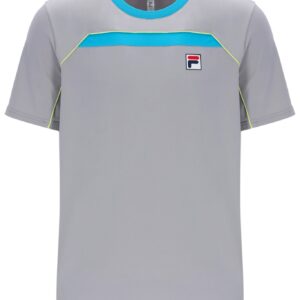 Silver Backspin Tennis Short Sleeve Top – UK XL