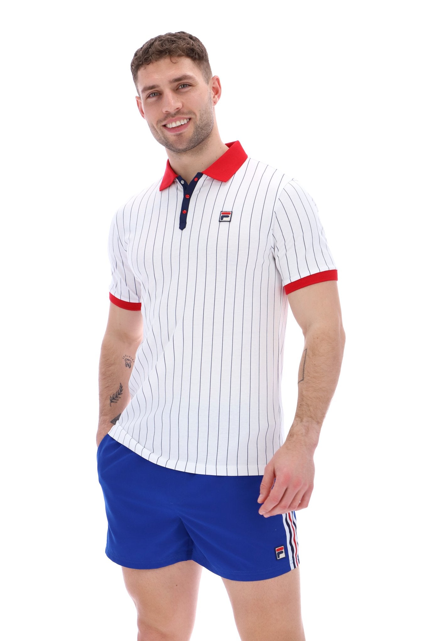 BB1 Classic Vintage Striped Polo - M