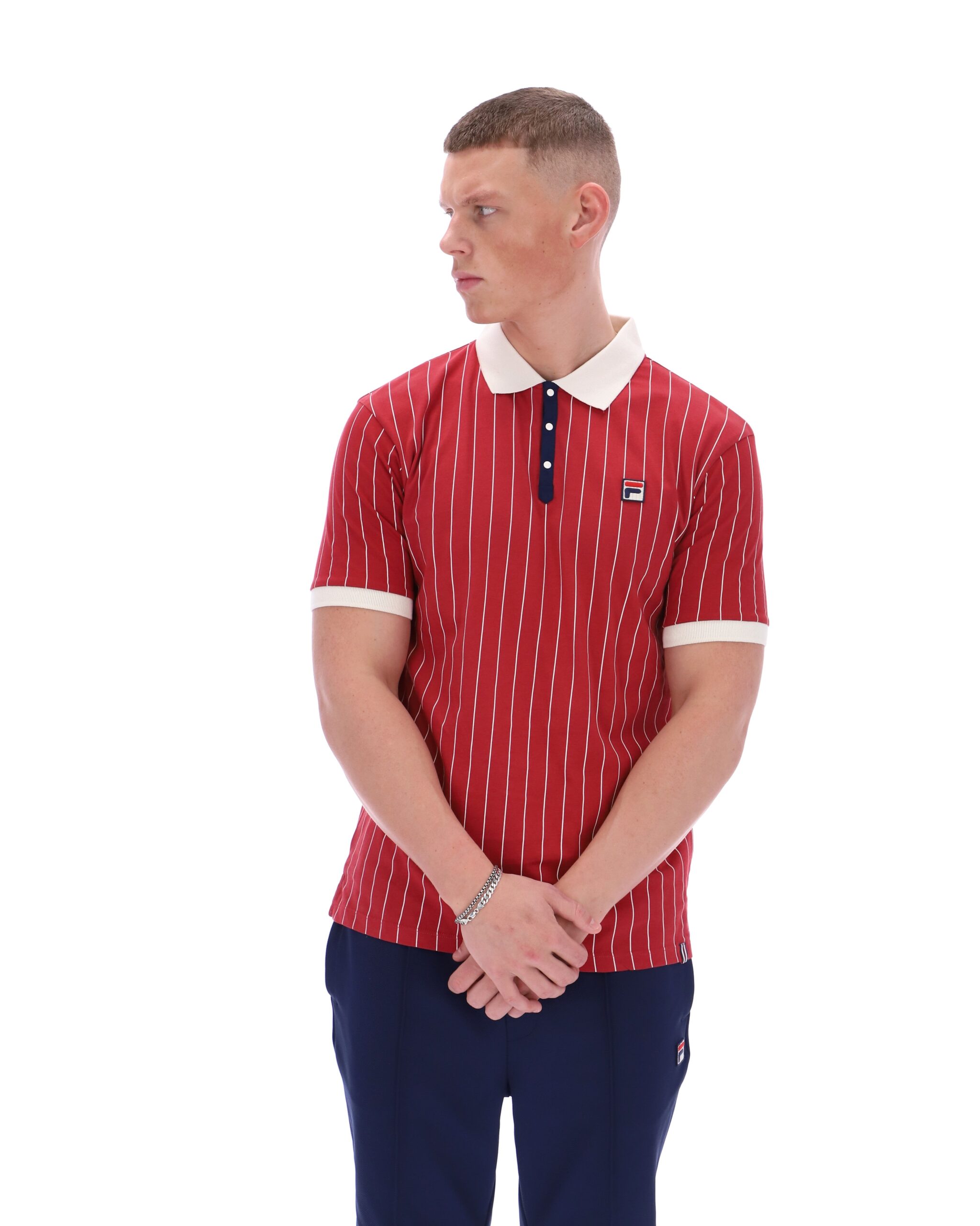 Garnet BB1 Classic Vintage Striped Polo - 3XL