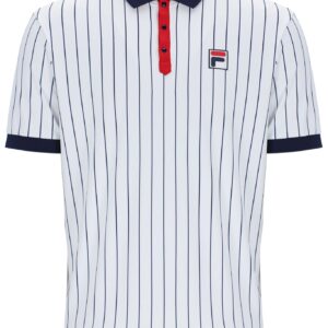 White Men’s Traditional Borg Polo – XXL