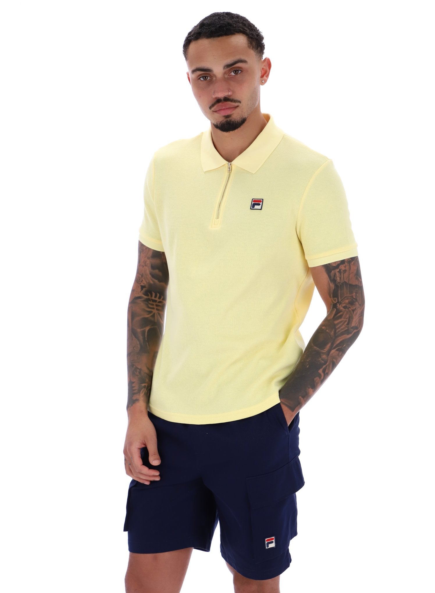 Popcorn Benjamin Micro Waffle Polo - S