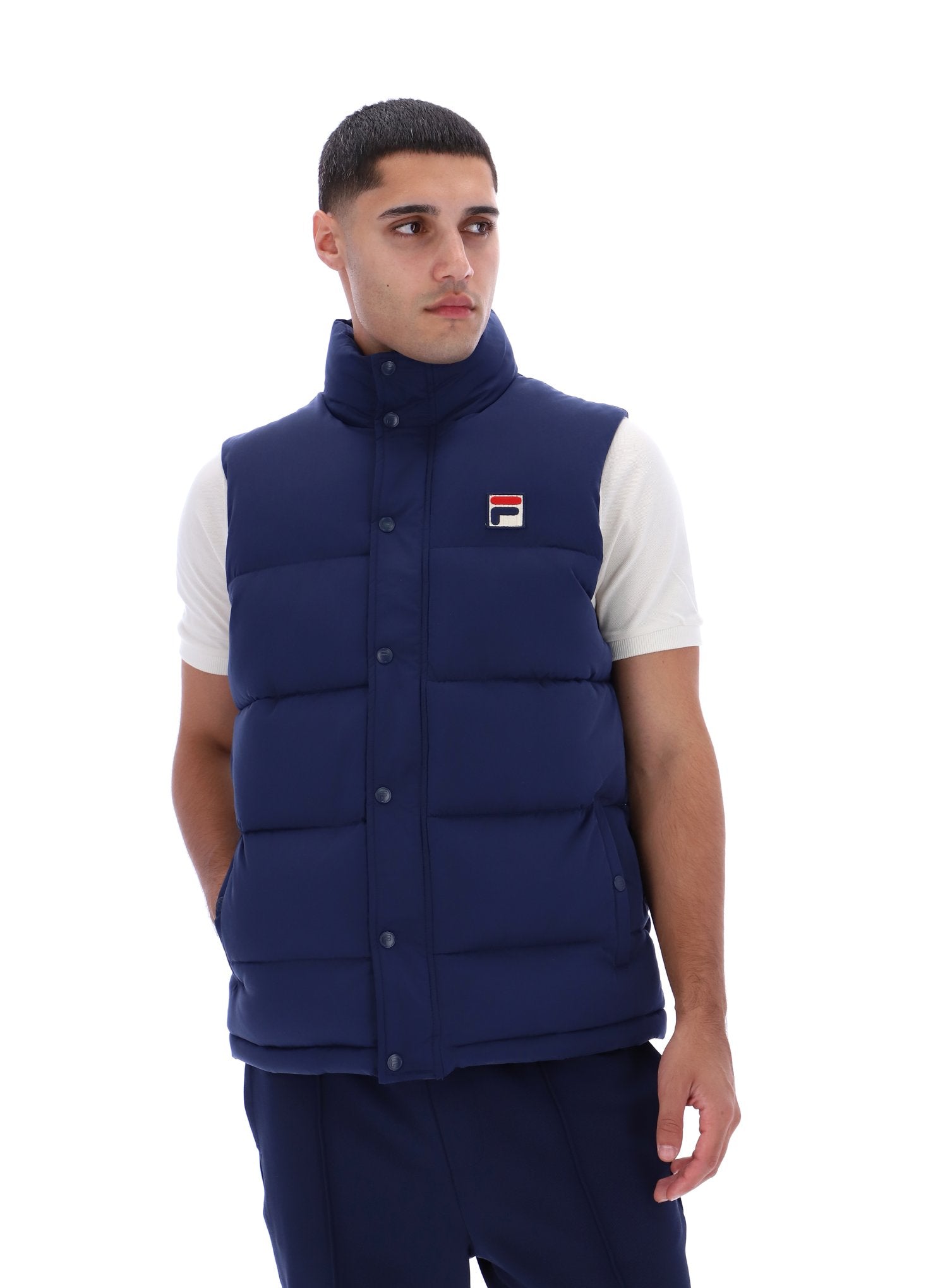 Fila Navy Blaze Padded Gilet - XXL