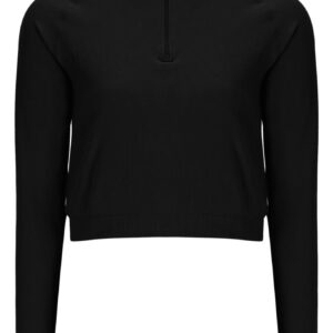 Black Casa Seamless Quarter Zip – XXL