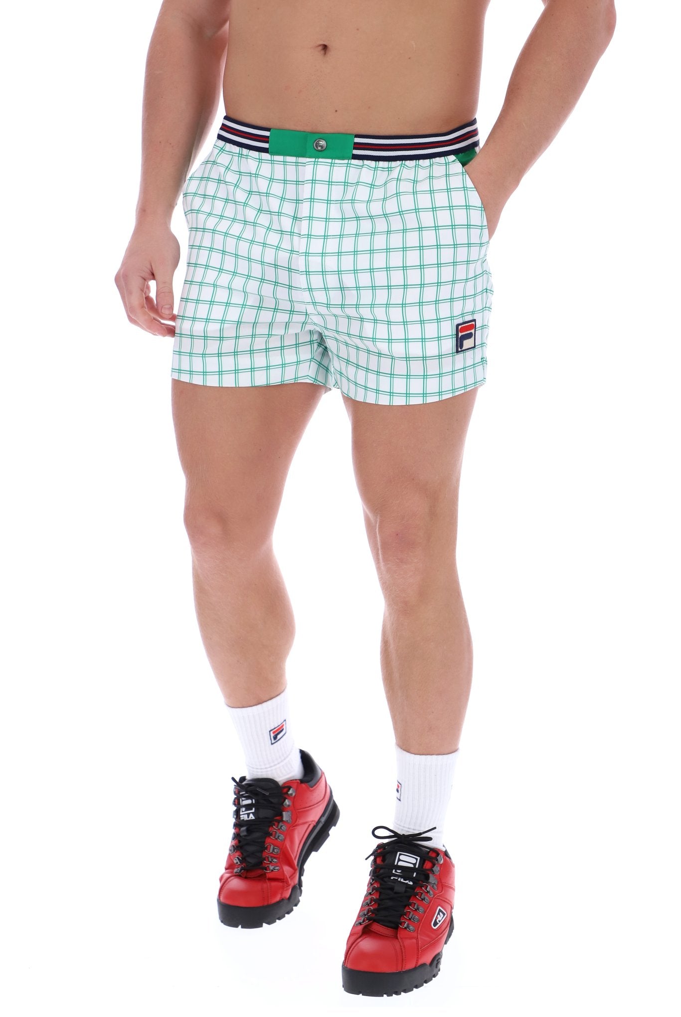 Brookes Check Short - M