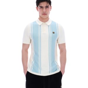 Sterling Blue Buddy Bowling Style Knitted Polo – 4XL