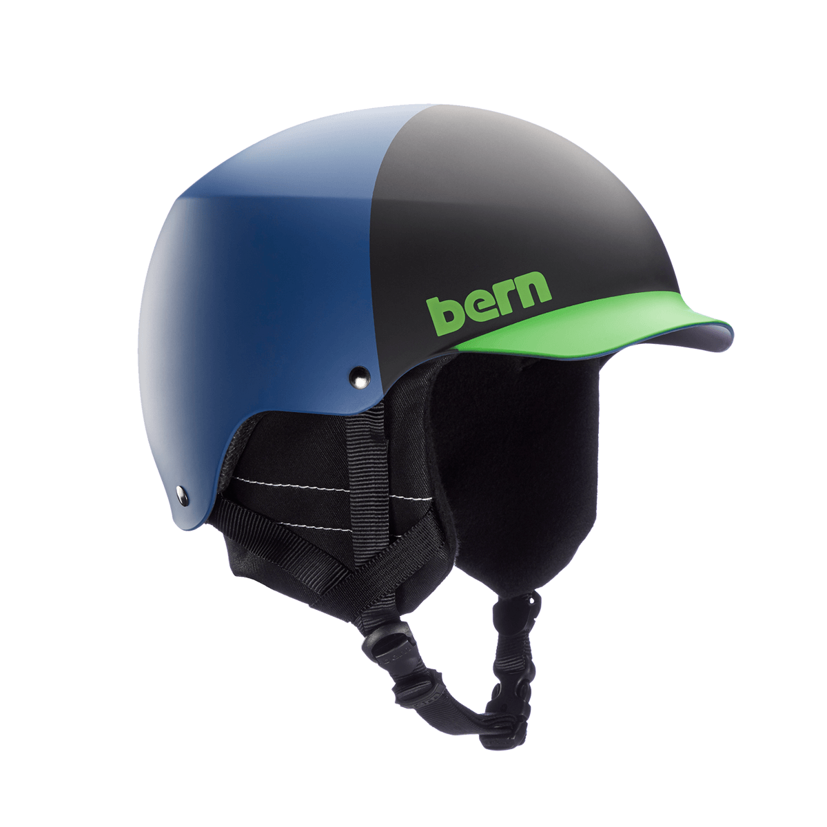 Bern Baker EPS Helmet - Matte Blue Hatstyle
