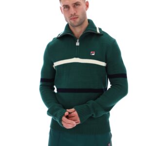 Rain Forest Camilo Knitted Half Zip Jumper – 4XL