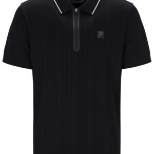 Black Casa Cable Zip Polo – XXL