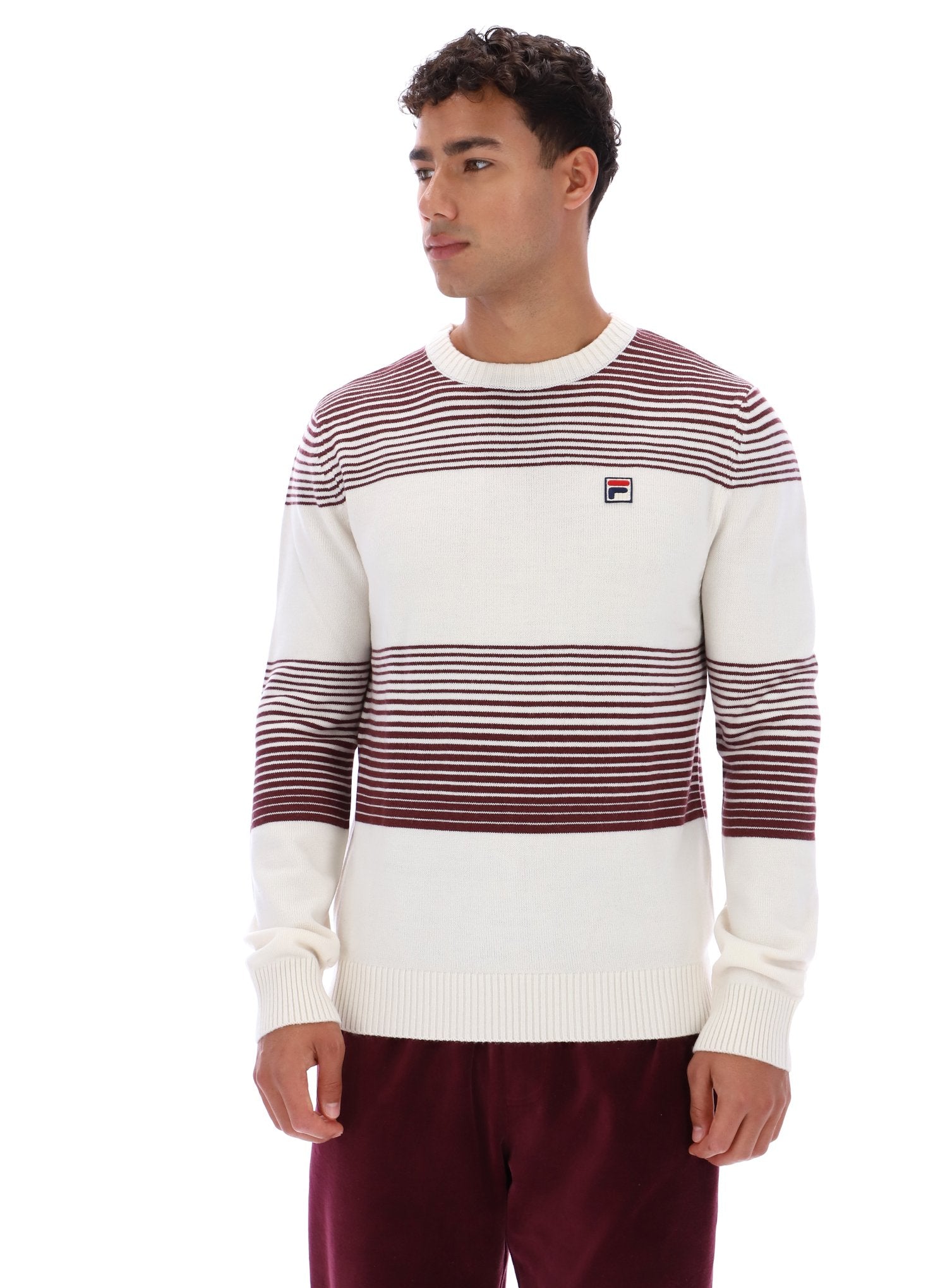 Gardenia Connor Striped Knit Crew Neck - 4XL