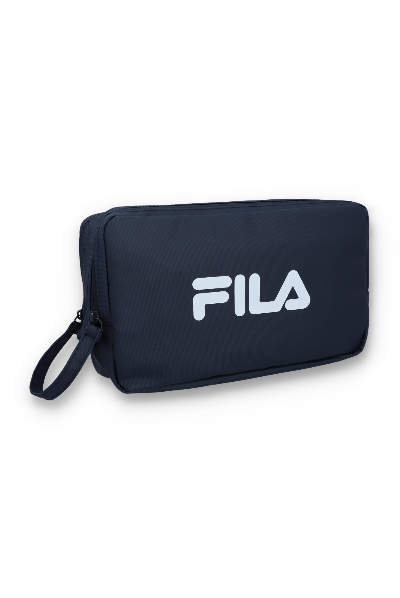 Navy Double Zip Washbag - ONE