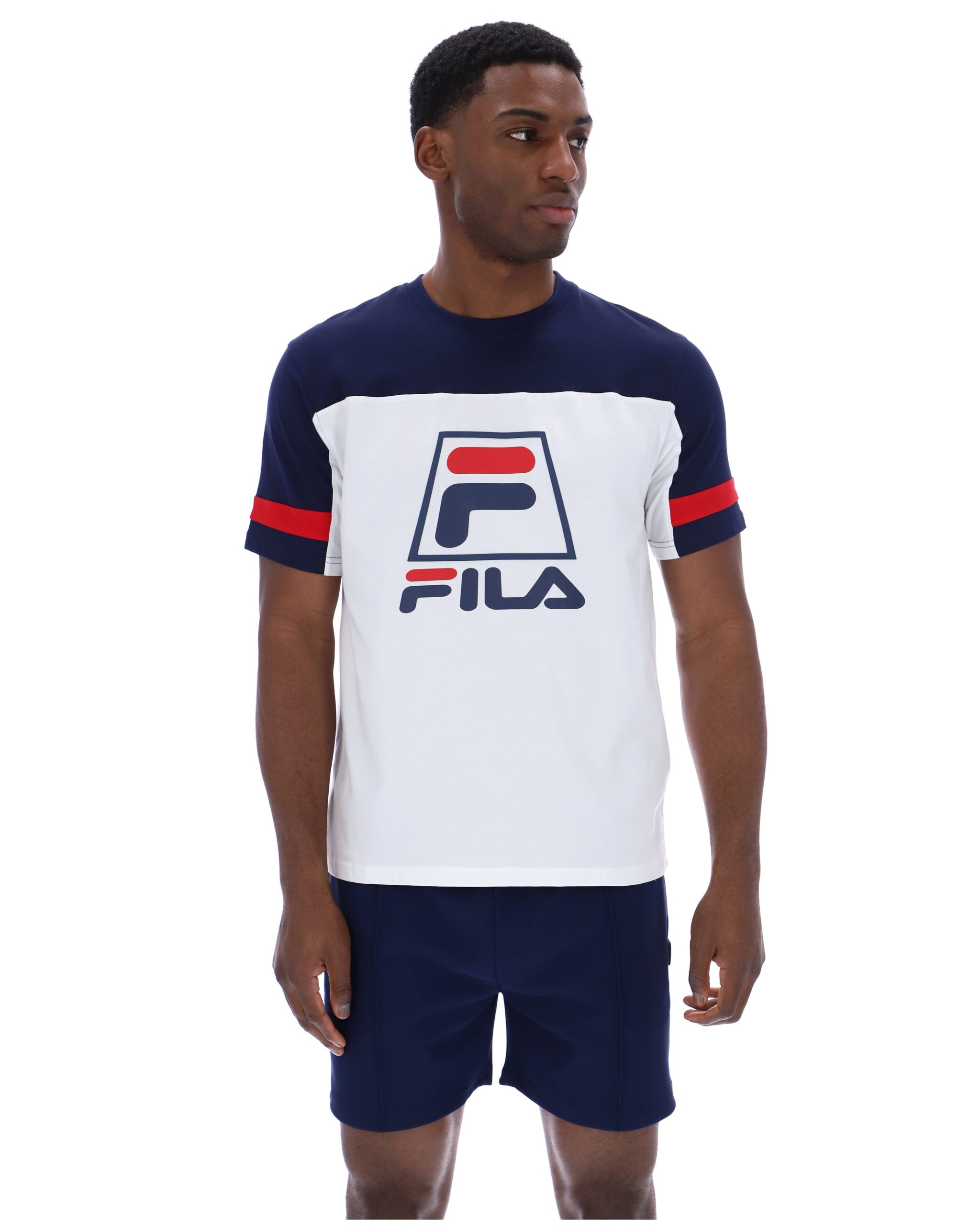 White Damon Cut and Sew Tee - 4XL
